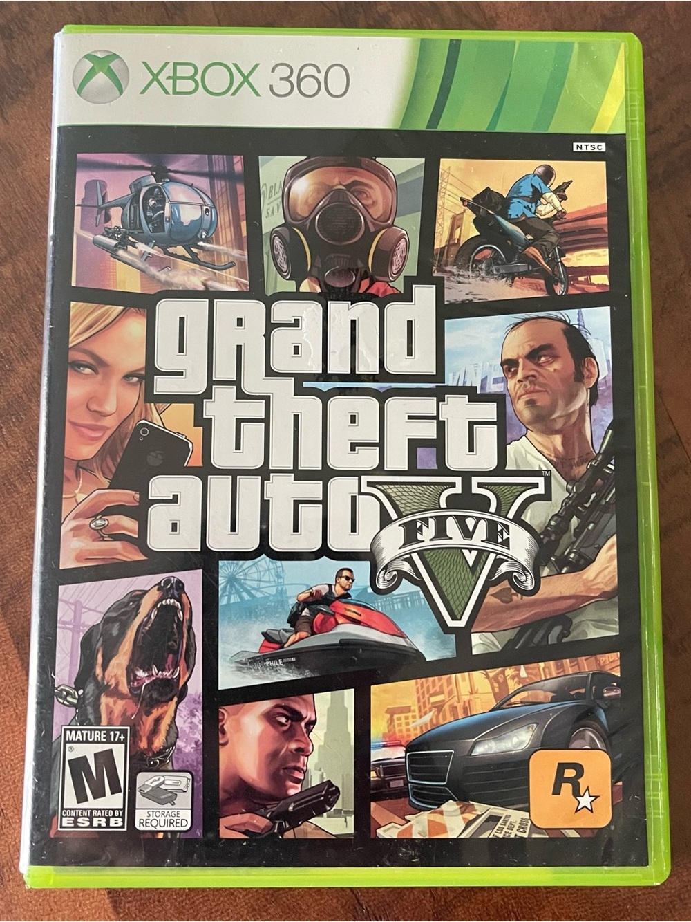 Xbox 360- Grand Theft Auto V (GTA V) XBox 360 with Game Map